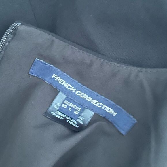 NEW French Connection Whisper Cut-Out Mini Dress- Size 10 - Picture 8 of 10